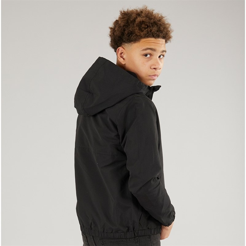 JACK & JONES Boys Mash Bomber Jacket Black - Image 2