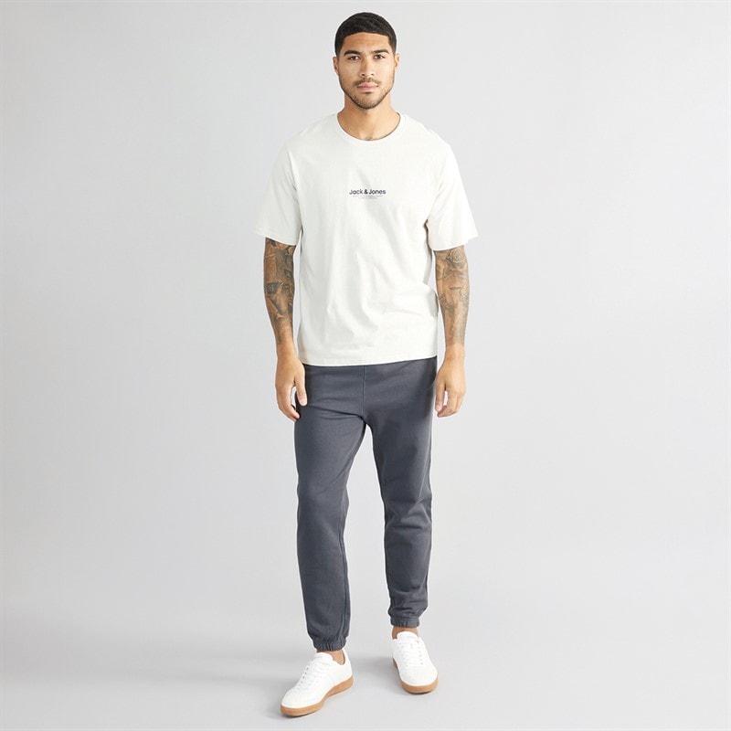 JACK & JONES Mens Vesterbro T-Shirt Moonbeam - Image 3