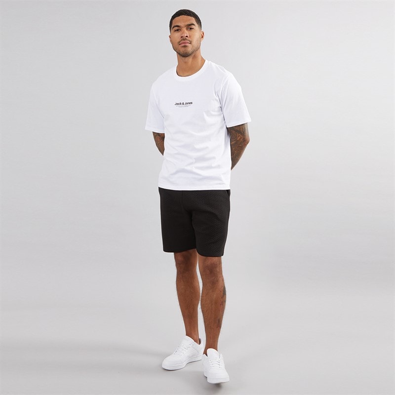 JACK & JONES Mens Vesterbro T-Shirt White - Image 3
