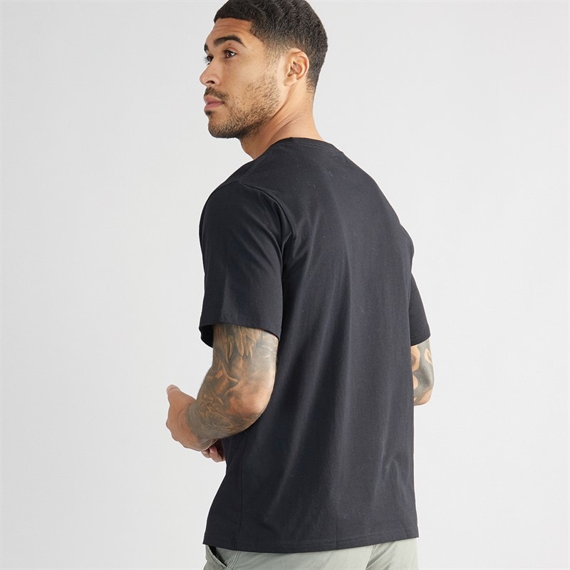 JACK & JONES Mens Vesterbro T-Shirt Black - Image 2