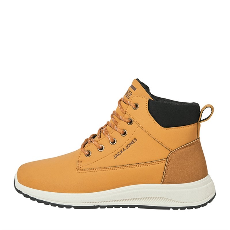 JACK & JONES Mens Alaska PU Nubuck Boots Honey