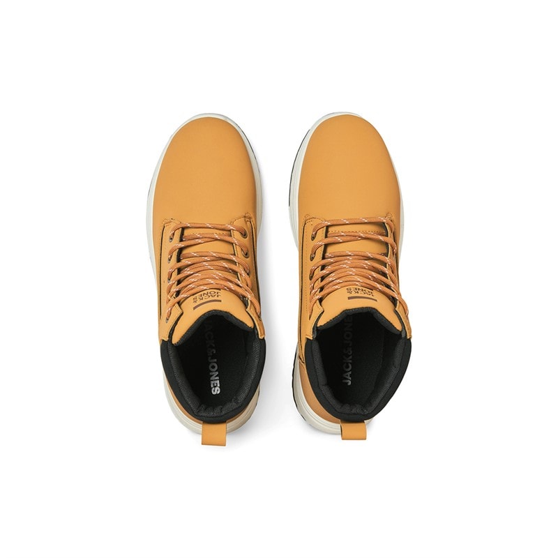 JACK & JONES Mens Alaska PU Nubuck Boots Honey - Image 3