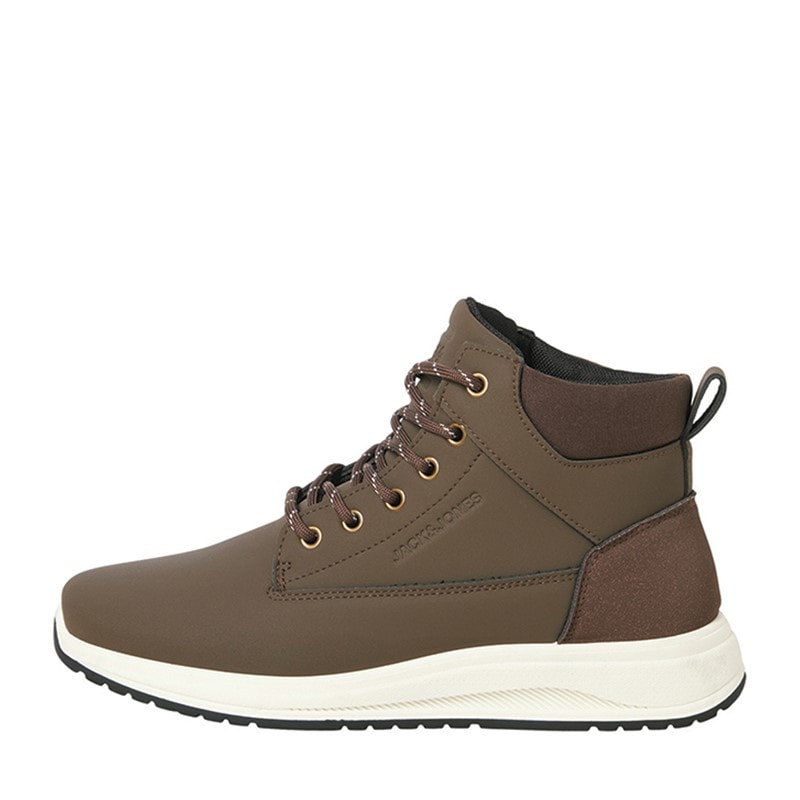 JACK & JONES Mens Alaska PU Nubuck Boots Cappucino