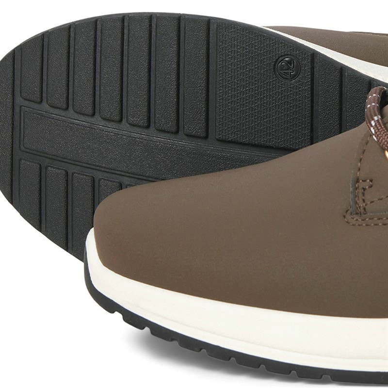 JACK & JONES Mens Alaska PU Nubuck Boots Cappucino - Image 2