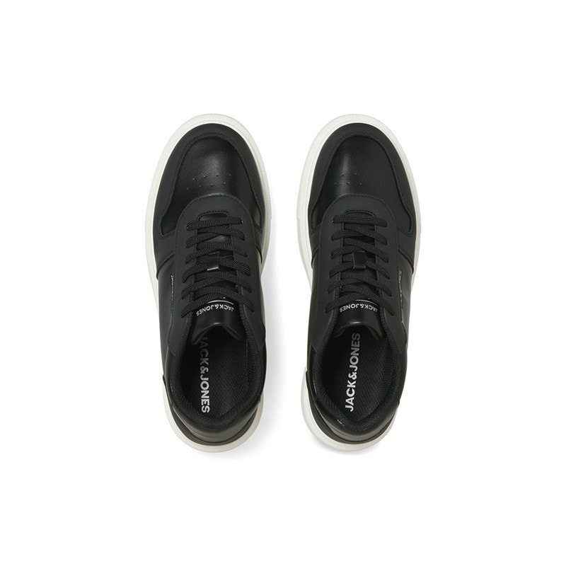 JACK & JONES Mens Cobra PU Combo Trainers Anthracite - Image 3