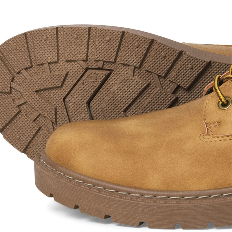 JACK & JONES Mens Thames PU Boots Honey - Image 2