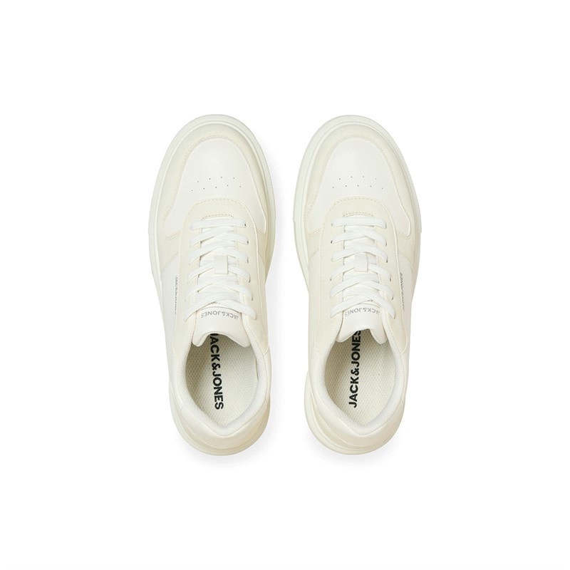 JACK & JONES Mens Cobra PU Combo Trainers White - Image 3