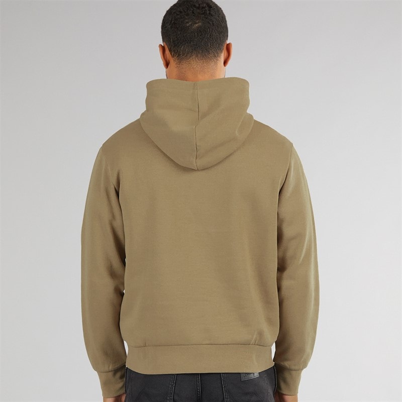 JACK & JONES Mens Vesterbro Sport Hoodie Silver Sage - Image 2
