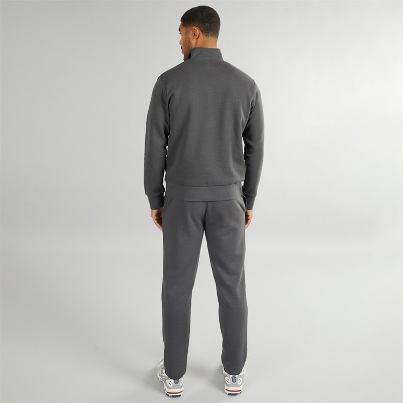 JACK & JONES Mens Mountain Open Hem 1/4 Tracksuit Asphalt - Image 2