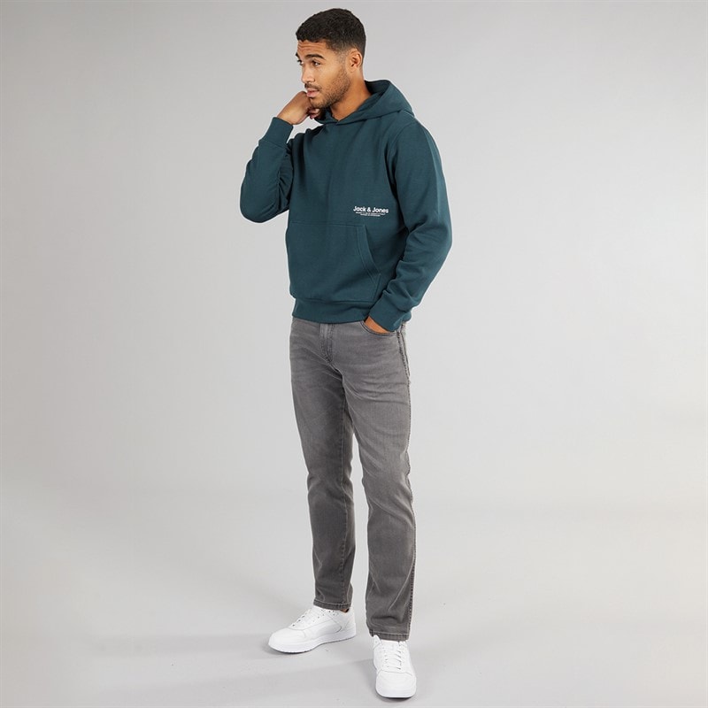 JACK & JONES Mens Vesterbro Side Hoodie Magical Forest - Image 3