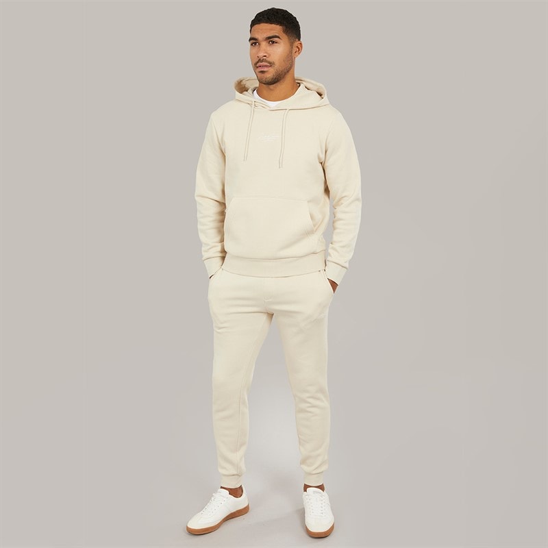 JACK & JONES Mens Cover Script Tracksuit Moonbeam - Image 4