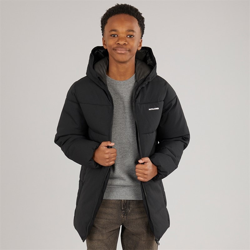 JACK & JONES Boys Brady Puffer Jacket Black