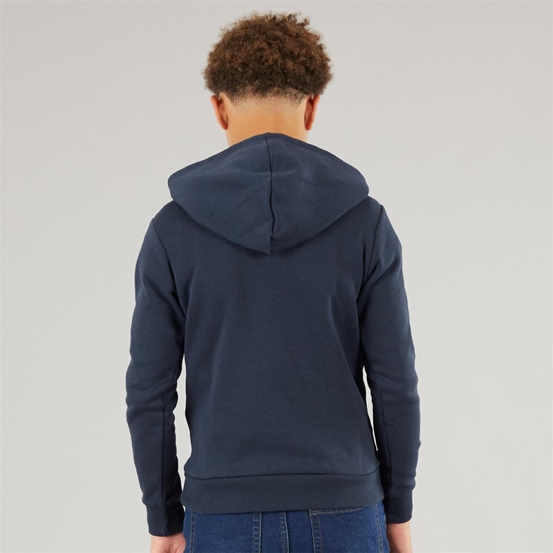 JACK & JONES Boys Peak Hoodie Navy - Image 2