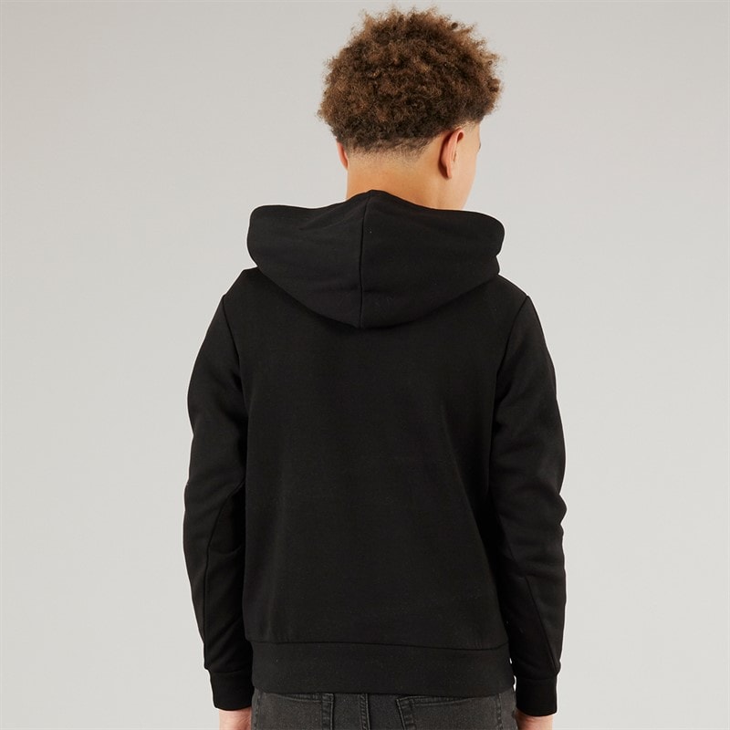 JACK & JONES Boys Vesterbro Newton Branding Sweatshirt Black - Image 2