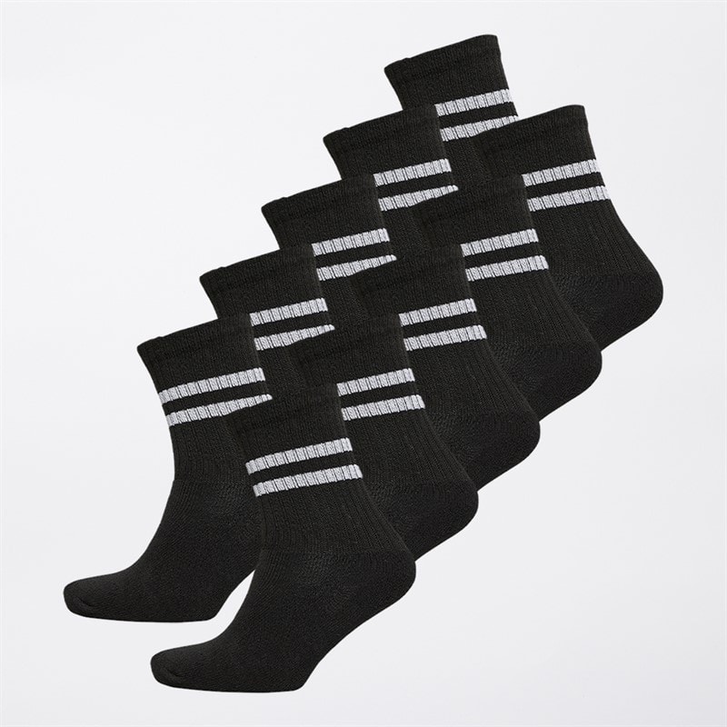 JACK & JONES Junior Boys Ten Pack Socks Black