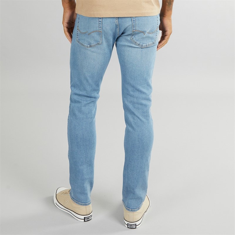 JACK & JONES Mens Glenn 334 Slim Fit Jeans Blue Denim - Image 2