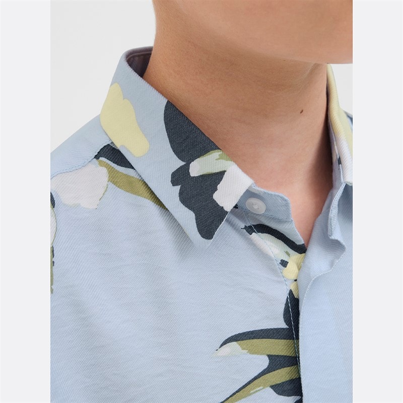 JACK & JONES Boys Avira Marshall Shirt Skyway - Image 3