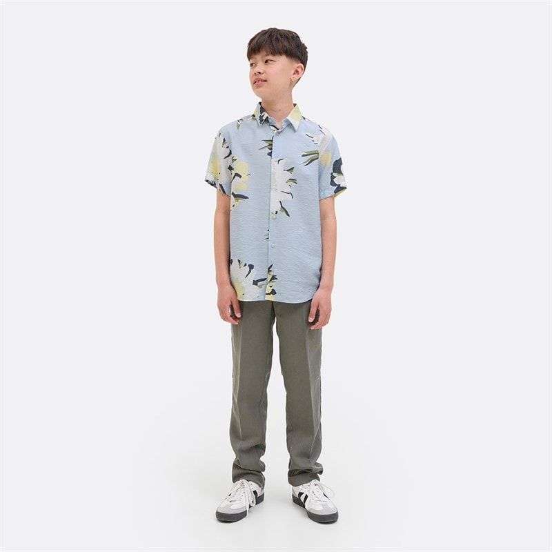 JACK & JONES Boys Avira Marshall Shirt Skyway - Image 4