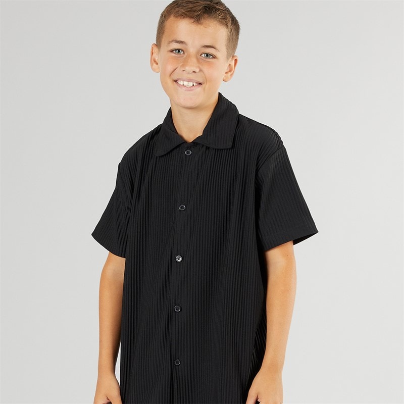 JACK & JONES Boys Interlude Shirt Black