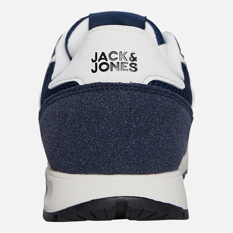 JACK & JONES Mens Siwindon Combo Trainers Navy - Image 3