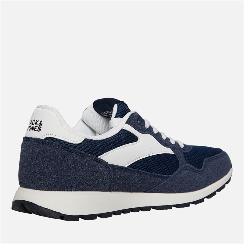 JACK & JONES Mens Siwindon Combo Trainers Navy - Image 5