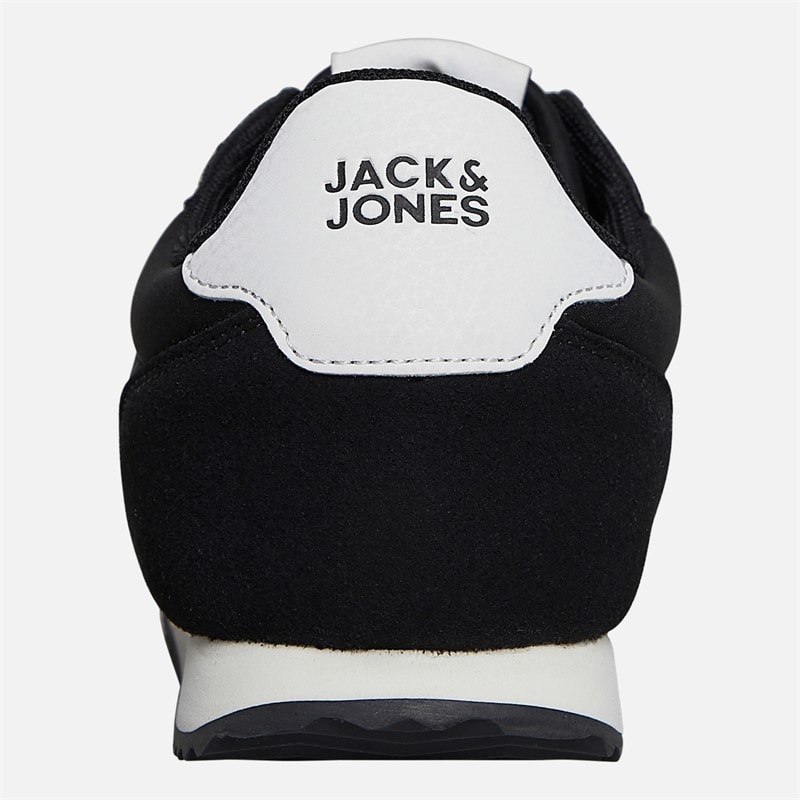 JACK & JONES Mens Retro Runner Trainers Black - Image 3