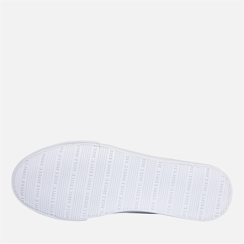 JACK & JONES Mens Basic Canvas Trainers Navy Blazer - Image 2