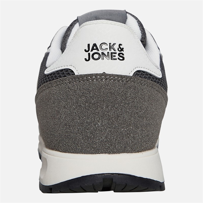 JACK & JONES Mens Siwindon Combo Trainers Grey - Image 3