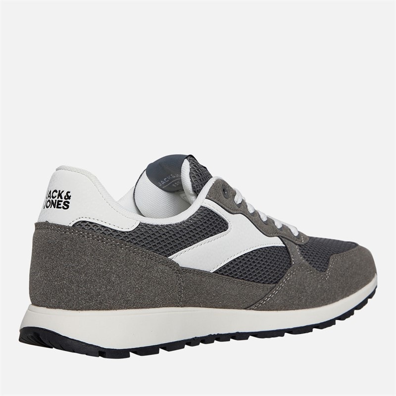 JACK & JONES Mens Siwindon Combo Trainers Grey - Image 5