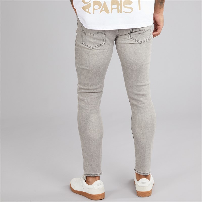 JACK & JONES Mens Glenn Original 333 Slim Fit Jeans Grey Denim - Image 2