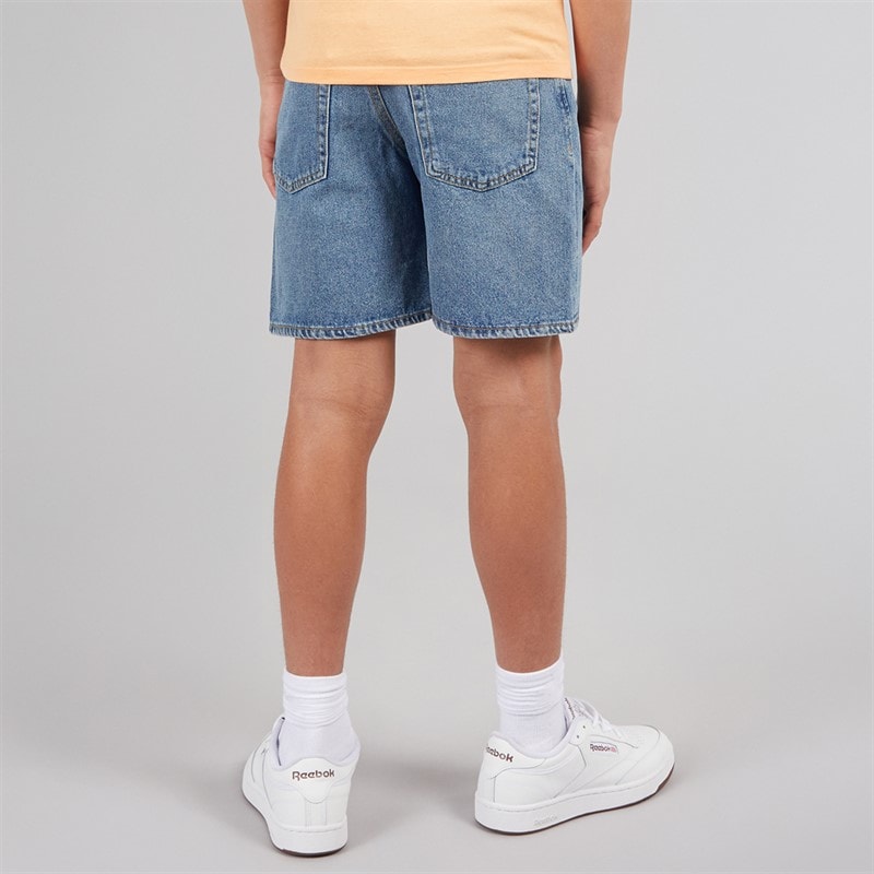 JACK & JONES Boys Tony Akm 310 Shorts Blue Denim - Image 2