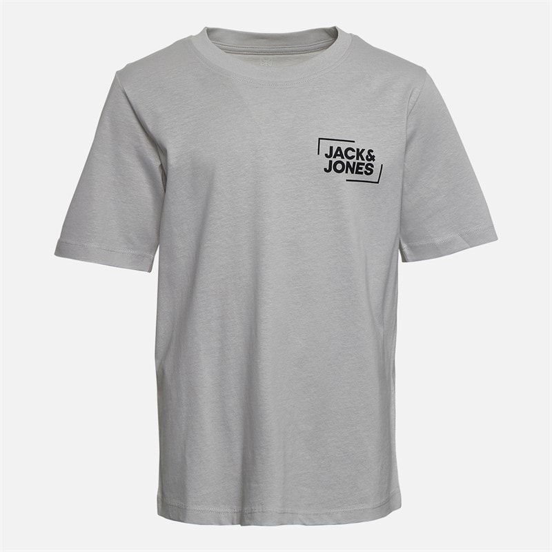 JACK & JONES Boys Andrew Five Pack T-Shirts Black - Image 2