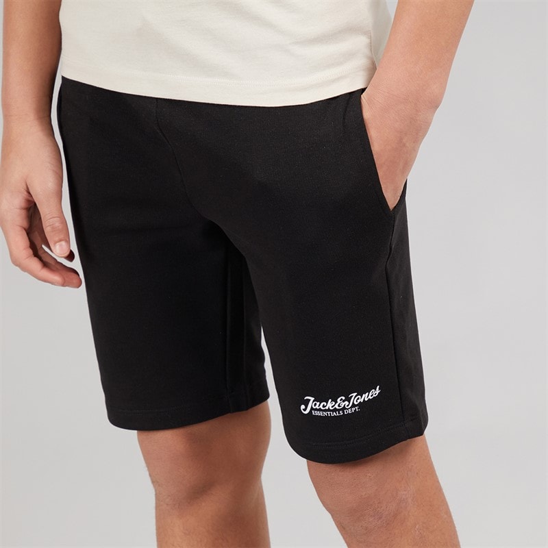 JACK & JONES Boys Beau T-Shirt And Shorts Set Moonbeam - Image 5