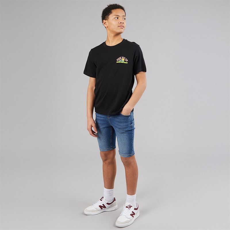JACK & JONES Boys Bigwig T-Shirt Black - Image 4