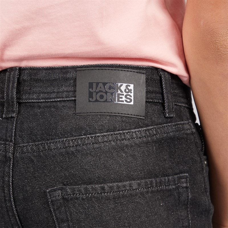 JACK & JONES Boys Tony AKM 310 Shorts Black Denim - Image 3
