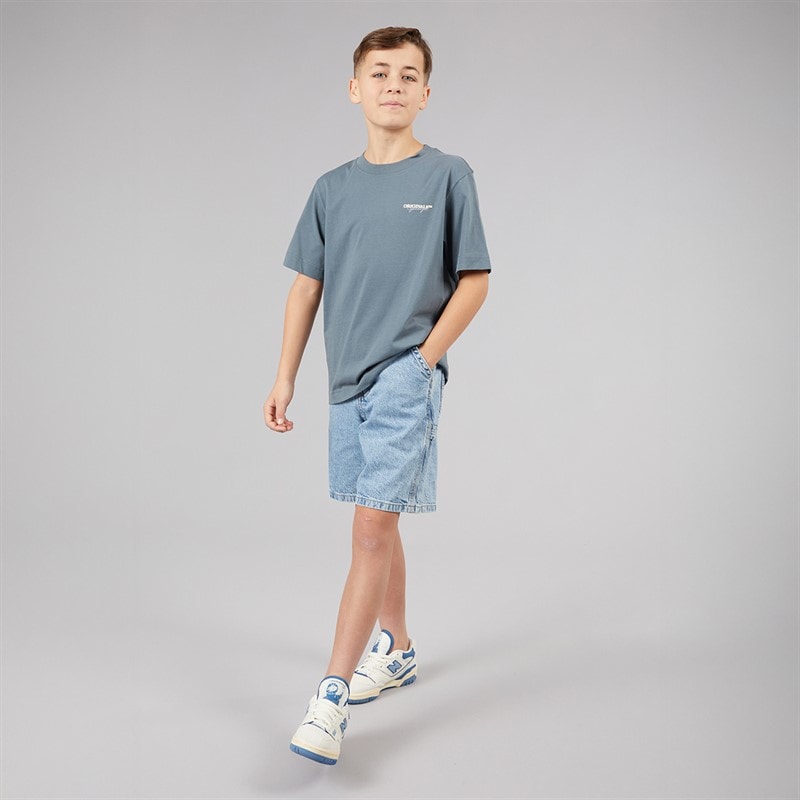 JACK & JONES Boys Islington T-Shirt Stormy Weather - Image 4