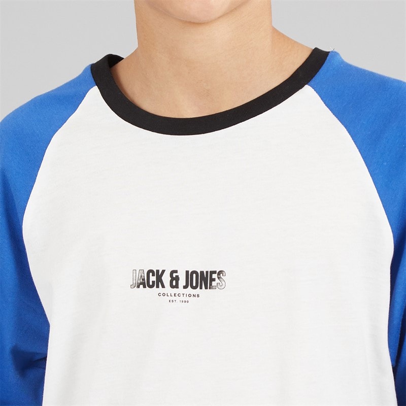 JACK & JONES Boys Oern T-Shirt and Shorts Co-Ord Set Beaucoup Blue - Image 3