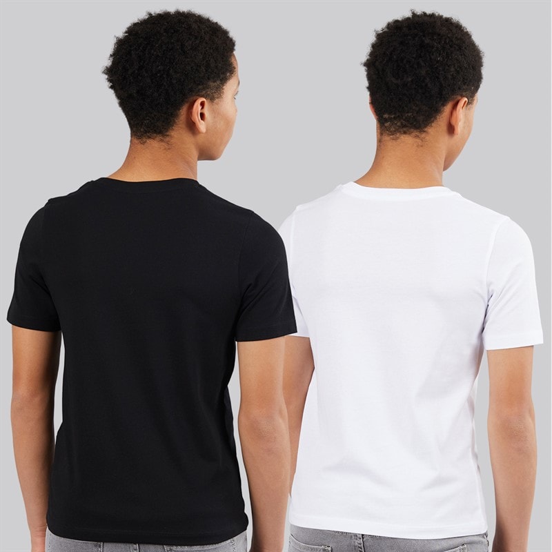 JACK & JONES Boys Gradient Two Pack T-Shirts Black - Image 2