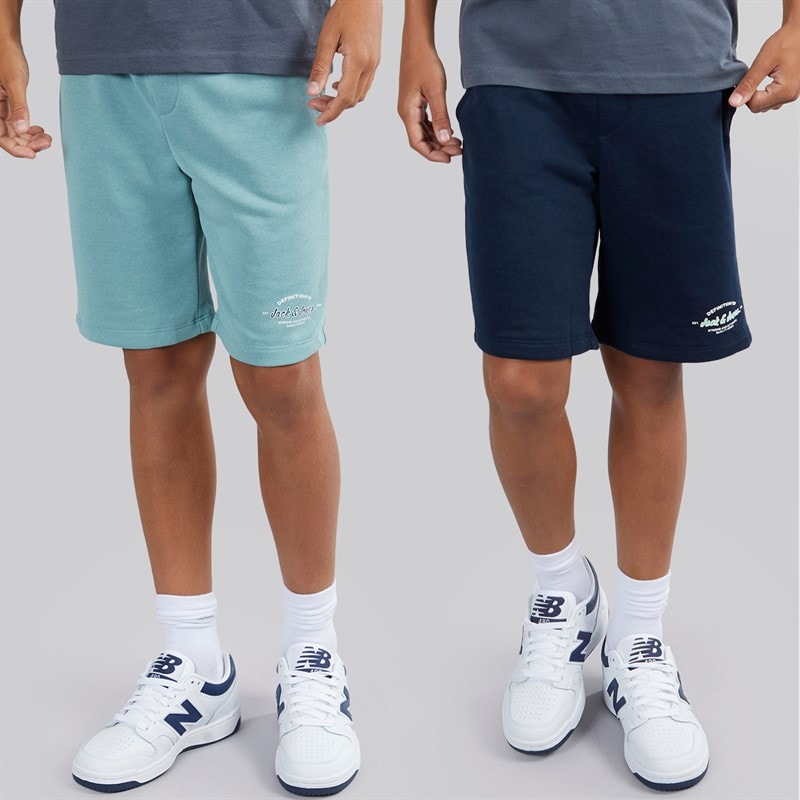 JACK & JONES Boys Gordon Brandon Two Pack Shorts Navy Blazer - Image 1