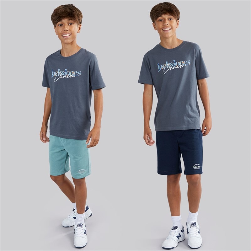 JACK & JONES Boys Gordon Brandon Two Pack Shorts Navy Blazer - Image 4