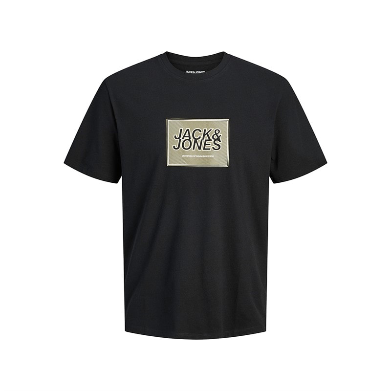 JACK & JONES Boys Rain Three Pack T-Shirts Black - Image 4