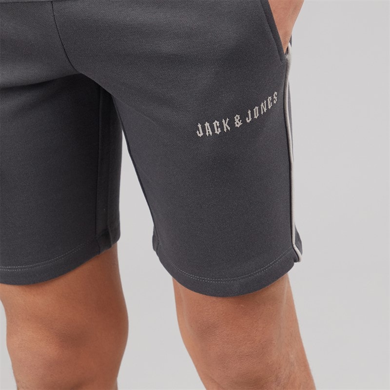 JACK & JONES Boys Kai T-Shirt And Shorts Set Asphalt - Image 5