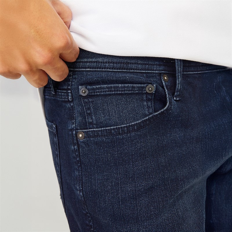 JACK & JONES Mens Glenn Original SQ 260 Noos Jeans Blue Denim - Image 3