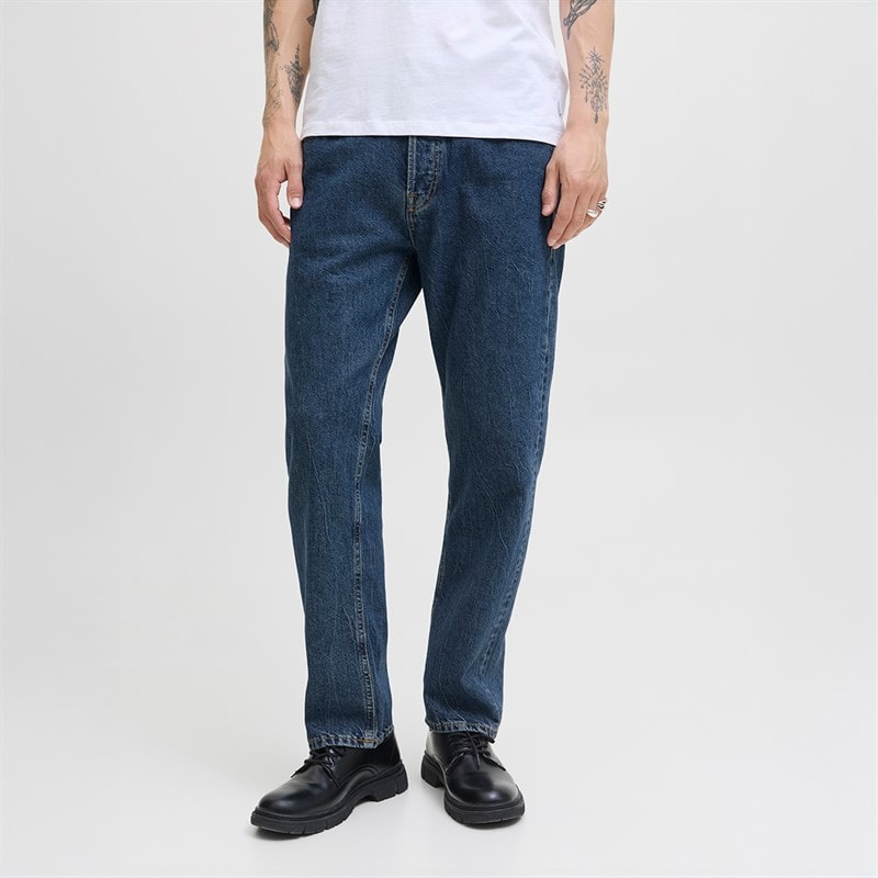 JACK & JONES Mens Chris Original SQ 061 Jeans Blue Denim