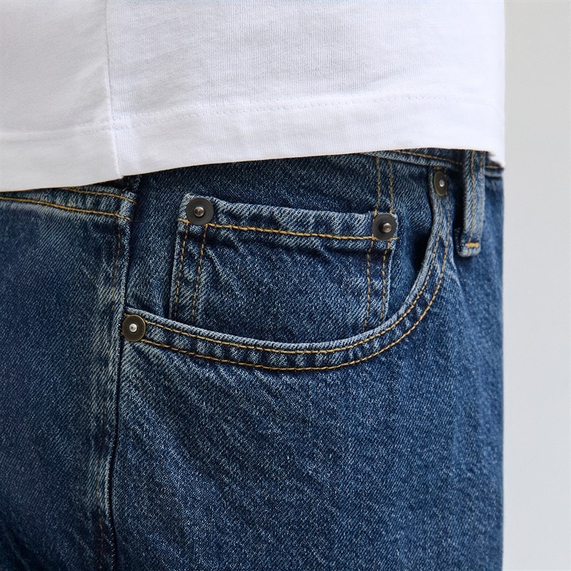 JACK & JONES Mens Chris Original SQ 061 Jeans Blue Denim - Image 3