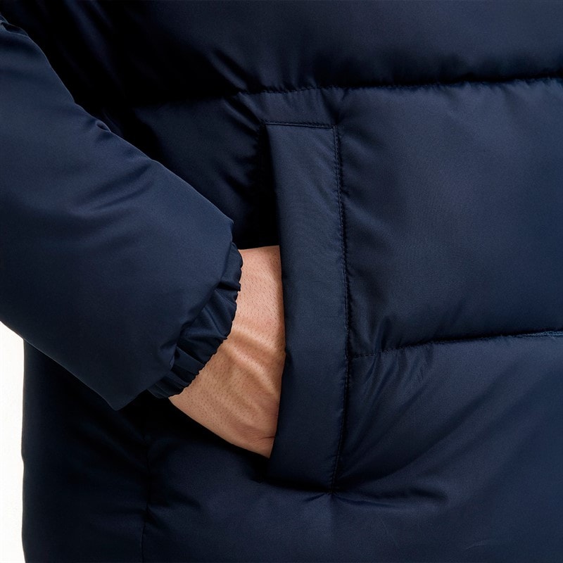 JACK & JONES Mens Maze Puffer Collar Jacket Sky Captain - Image 5
