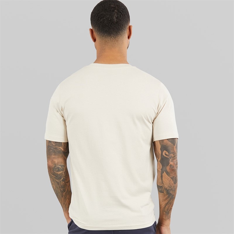 JACK & JONES Mens Relaxed T-Shirt Moonbeam - Image 2