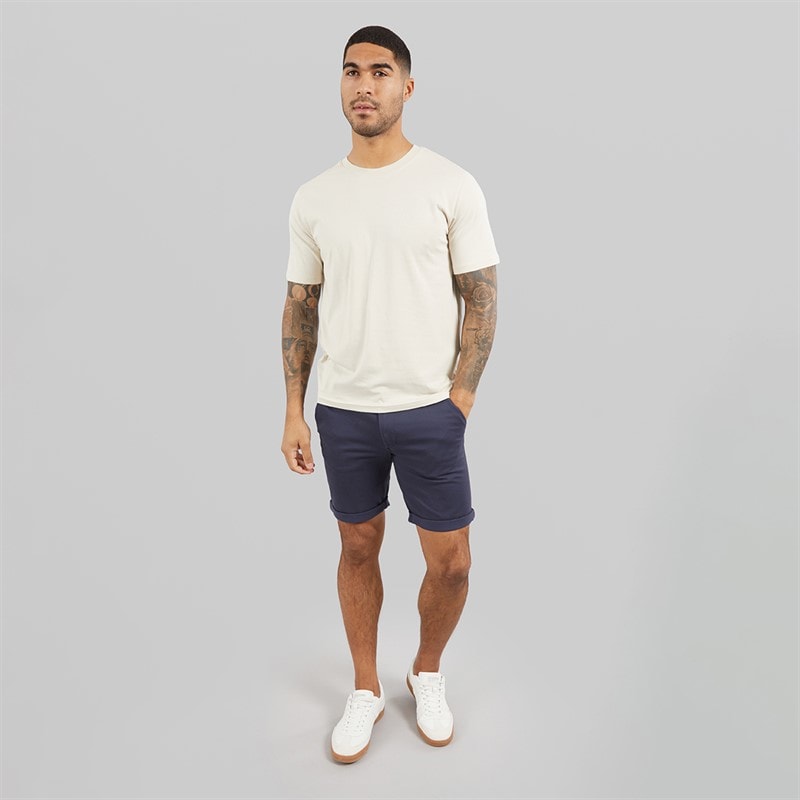JACK & JONES Mens Relaxed T-Shirt Moonbeam - Image 3