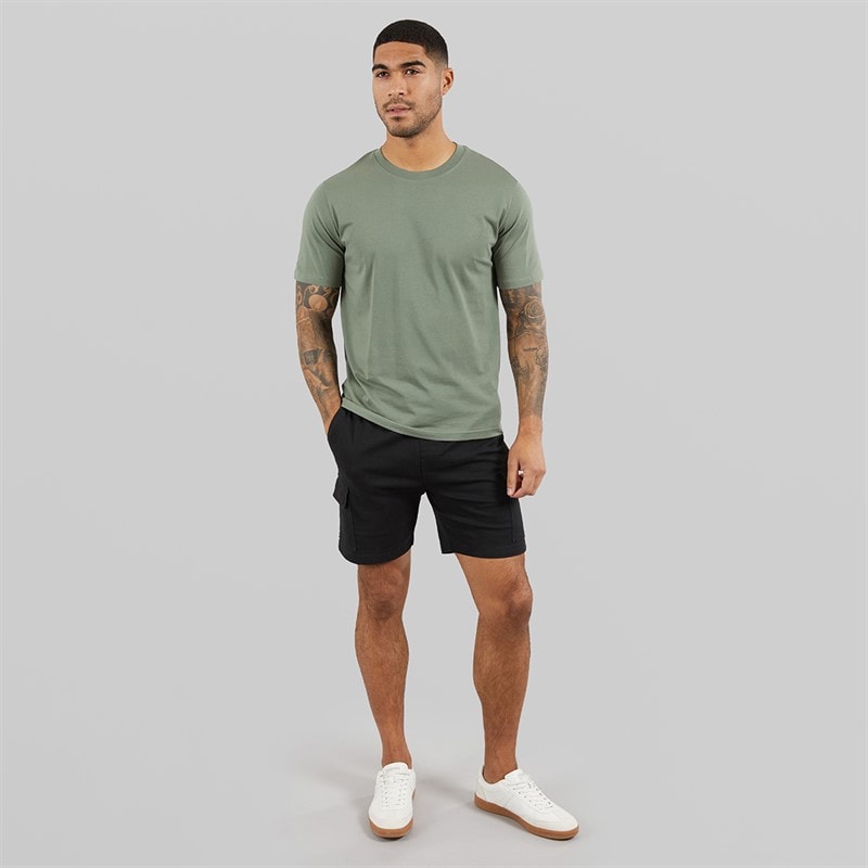JACK & JONES Mens Relaxed T-Shirt Agave Green - Image 3