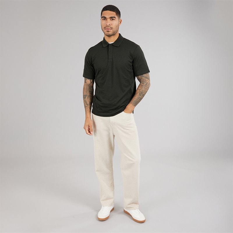JACK & JONES Mens Crodney Polo Shirt Peat - Image 4